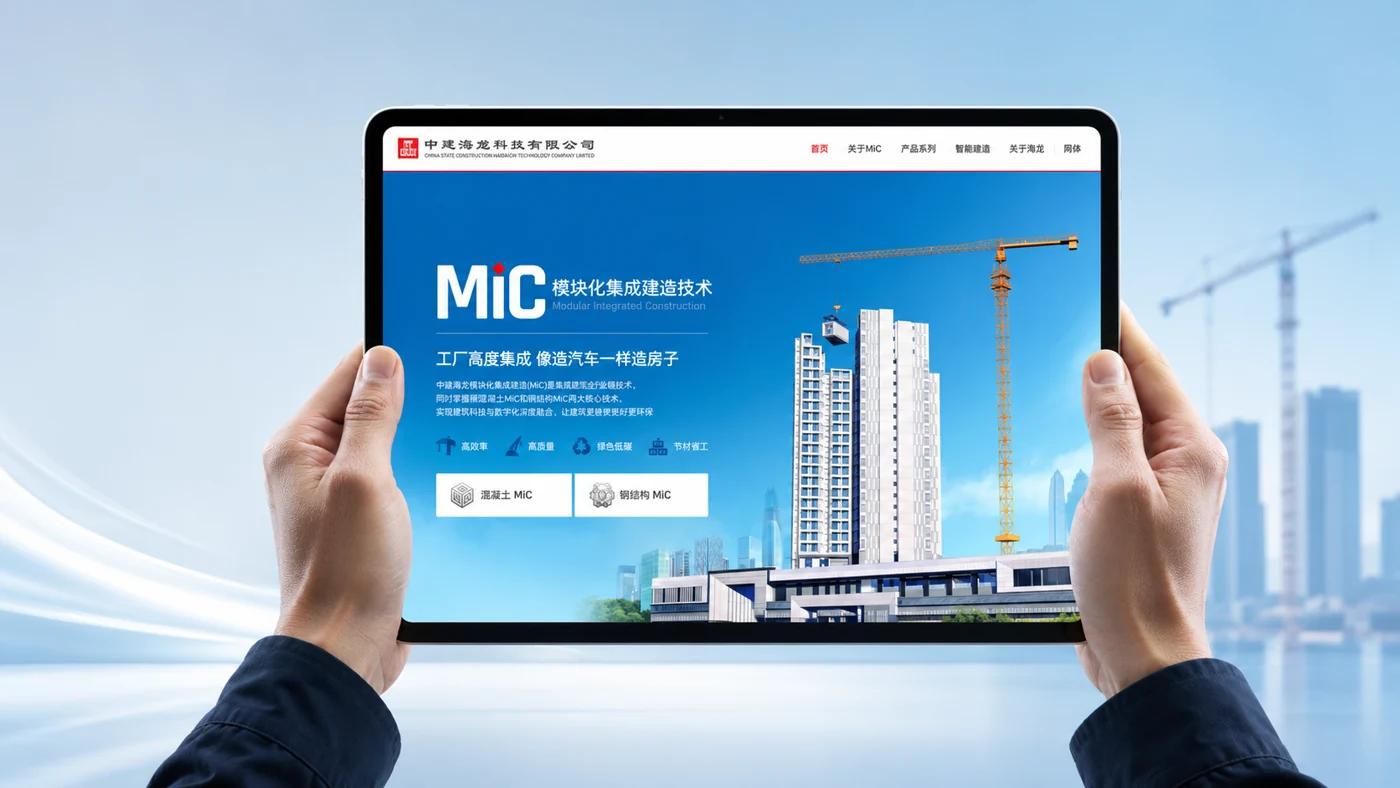中建海龙智能服务平台案例